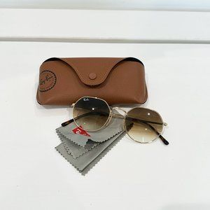 Jack Ray-Ban Sunglasses (r8 3565) in Gold with Brown Lenses - NEW